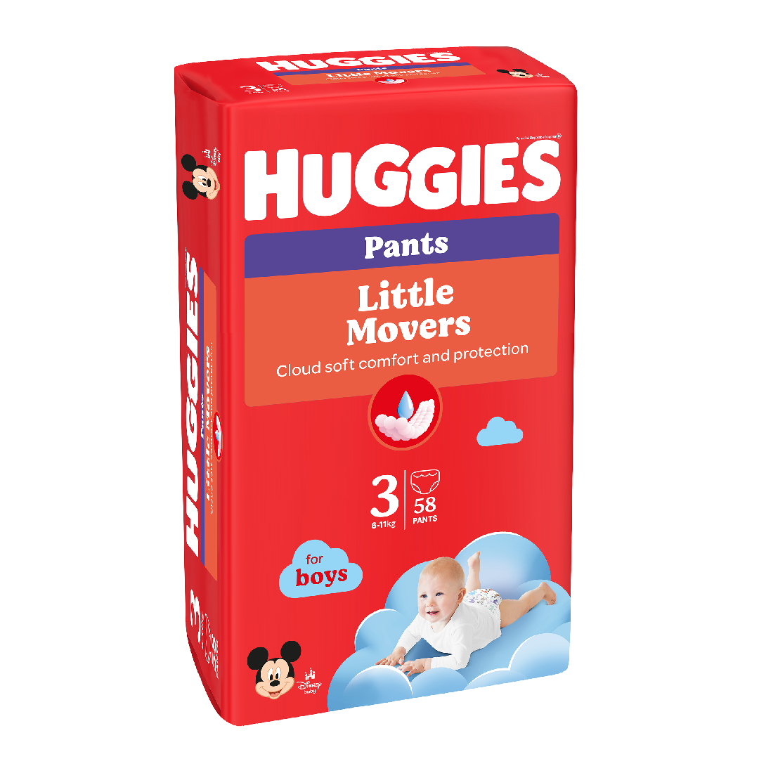 Reducere 25% - Scutece chilotel, Baieti, Marimea 3, 6-11 kg, 58 bucati, Huggies 1 Scutece chilotel