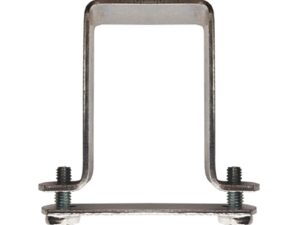 Set 10 x Brida Banda Stalpi Rectangulari Stalp 60x40 Mm Zincat Electrolitic