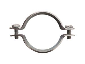 Set 10 x Brida Banda Pentru Stalpi Rotunzi Ø 48.3 Mm Ø 1.5 Inch Acoperire Vopsit Ral 6005