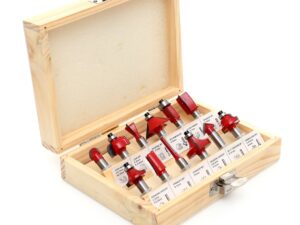Set 12 freze pentru lemn 6 mm
