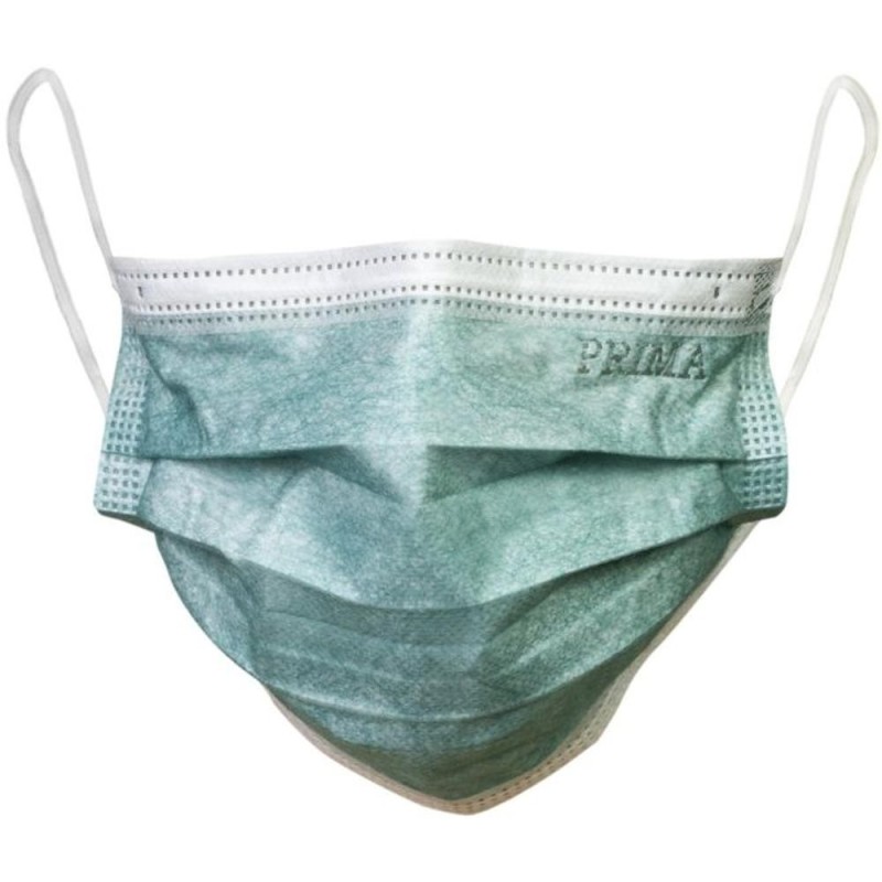 Reducere 14% - Set 2 x 50 Masti Chirurgicale Medicale, Prima, cu Elastic, Verde Inchis 1 Set 2 x 50 Masti Chirurgicale Medicale