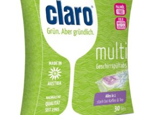 Set 30 x Tablete Ecologice pentru Masina de Spalat Vase 3 in1 Claro Multi
