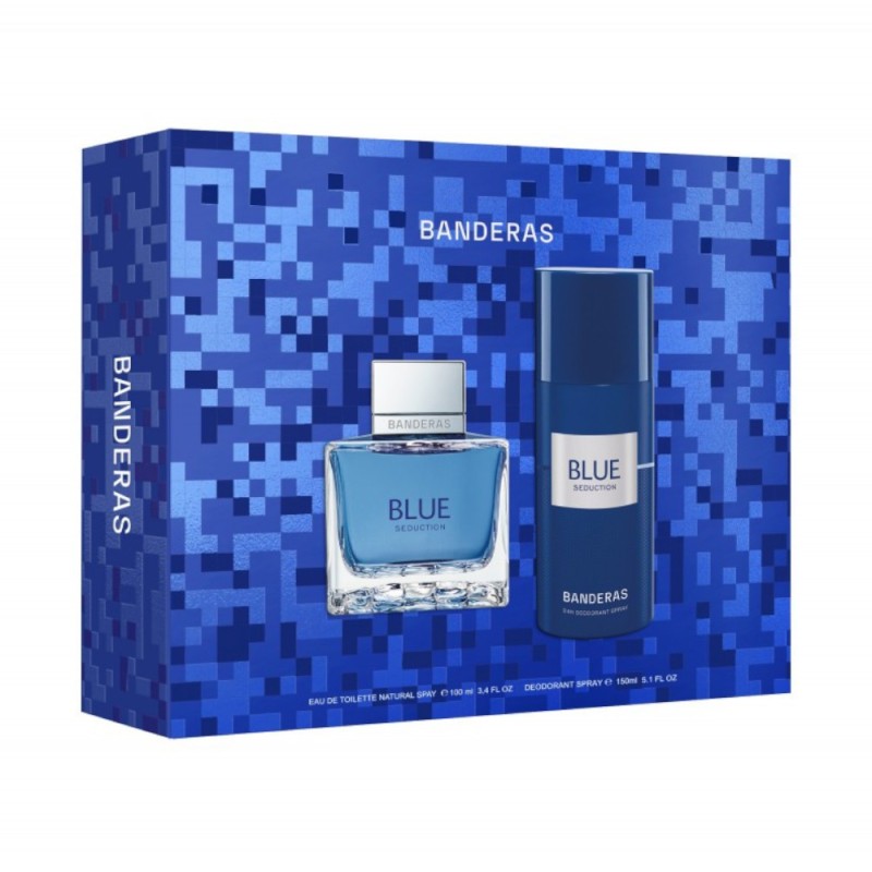 Reducere 14% - Set Cadou Antonio Banderas Blue Seduction, Barbati, Apa de Toaleta 50 ml si After Shave Balsam 75 ml 1 Set Cadou Antonio Banderas Blue Seduction