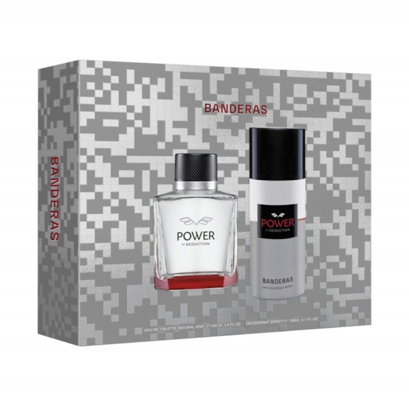 Reducere 14% - Set Cadou Antonio Banderas Power of Seduction, Barbati, Apa de Toaleta 100 ml si Deodorant 150 ml 1 Set Cadou Antonio Banderas Power of Seduction