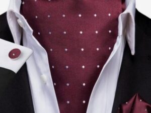 Set cravata / esarfa Ascot + batista + butoni