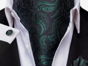 Set cravata / esarfa Ascot + batista + butoni