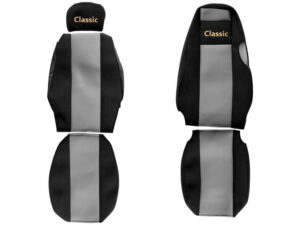 Set huse scaun textil camion compatibile cu SERIA 4 cu tetiere diferite