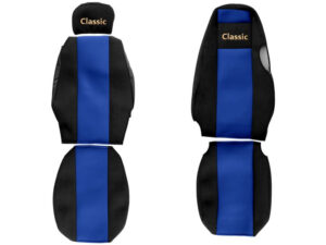 Set huse scaun textil camion compatibile cu SERIA 4 cu tetiere diferite