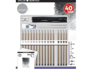 Set Schite 40 Piese Sketching Simply Daler Rowney