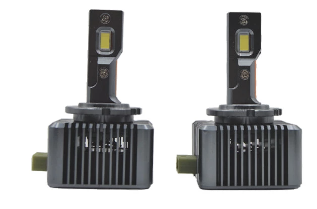 Reducere 66% - Set 2 Becuri auto LED D1S, 6500k, 110W/set, canbus Carcasa NEAGRA 1 Set 2 Becuri auto LED D1S
