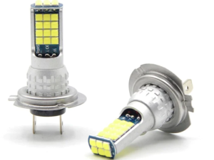 Set 2 becuri auto LED H7 30LED putere 80W cu 4000LM si temperatura culoare 6000K