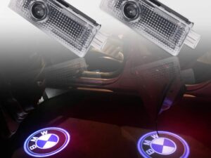 Set 2 Holograme LED cu LOGO BMW pentru Portiere