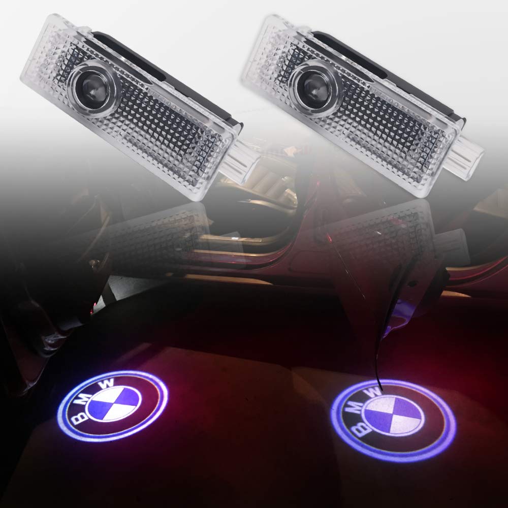 Reducere 60% - Set 2 Holograme LED cu LOGO BMW pentru Portiere 1 Set 2 Holograme LED cu LOGO BMW pentru Portiere