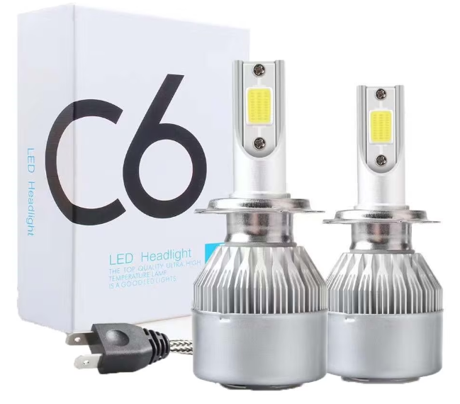 Reducere 67% - Set 2 LED-uri Auto C6- H7 putere 36W 3800 Lumeni temperatura 6500K 1 Set 2 LED-uri Auto C6- H7 putere 36W 3800 Lumeni temperatura 6500K