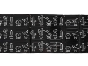 Set 2 x Protectie aragaz pentru gatit antistropire model Cactus Negru