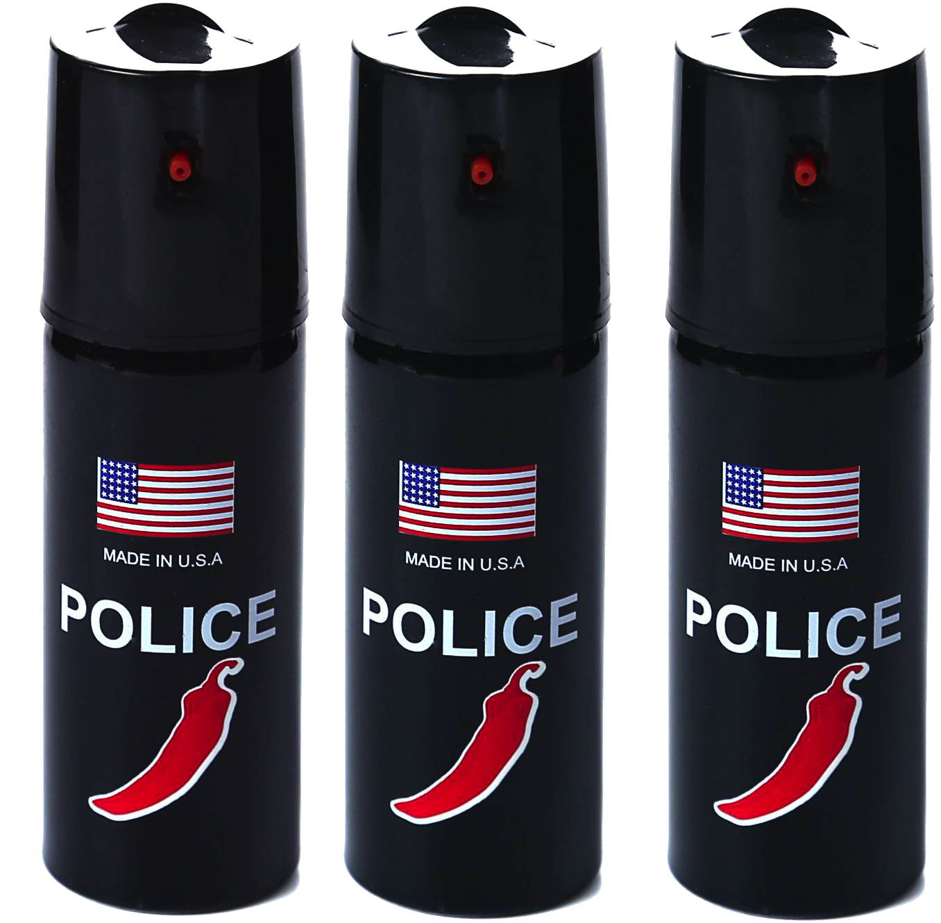 Reducere 50% - Set 3 x Spray POLICE paralizant de buzunar cu Chilli 1 Set 3 x Spray POLICE paralizant de buzunar cu Chilli