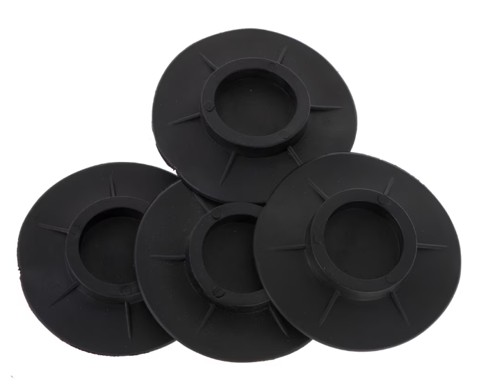 Reducere 40% - Set 4 picioruse pentru masina de spalat NEGRE 1 Set 4 picioruse pentru masina de spalat NEGRE
