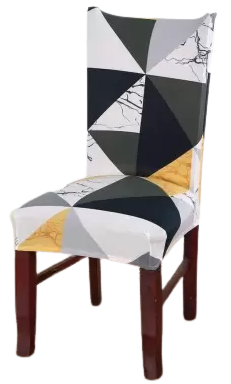 Reducere 69% - Set 6 huse pentru scaun model abstract 1 Set 6 huse pentru scaun model abstract