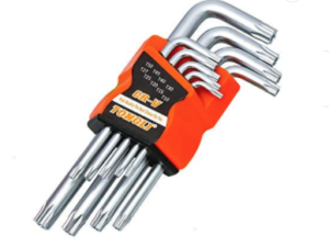 Set 9 Chei Imbus Torx STEA SCURTE Cr-v T10-T50