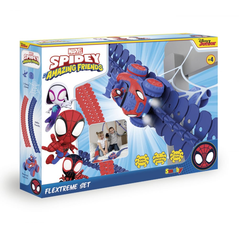 Reducere 46% - Smoby Spidey Circuit Flextreme Set Spidey 1 Smoby Spidey Circuit Flextreme Set Spidey