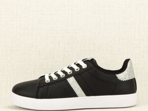 Sneakers negru cu sclipici Betina M3