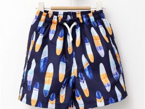 Sort de baie din fas model Surf bleumarin
