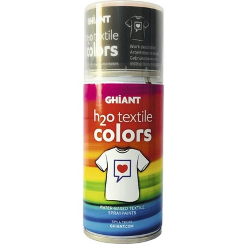 Reducere 20% - Spray pentru Textile H2O Textile Colors Ghiant, Verde Fluorescent, 150 ml 1 Spray pentru Textile H2O Textile Colors Ghiant