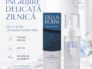 DELLA BORN – Gel Intim Delicat cu Lactobacillus 150ml | Curățare Delicată
