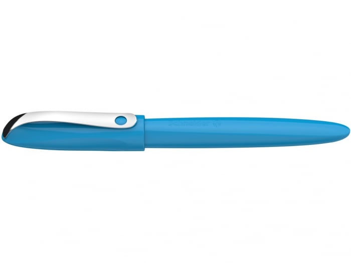 Reducere 9% - Stilou Schneider Wavy cu maner ergonomic pentru incepatori,albastru 1 Stilou Schneider Wavy cu maner ergonomic pentru incepatori