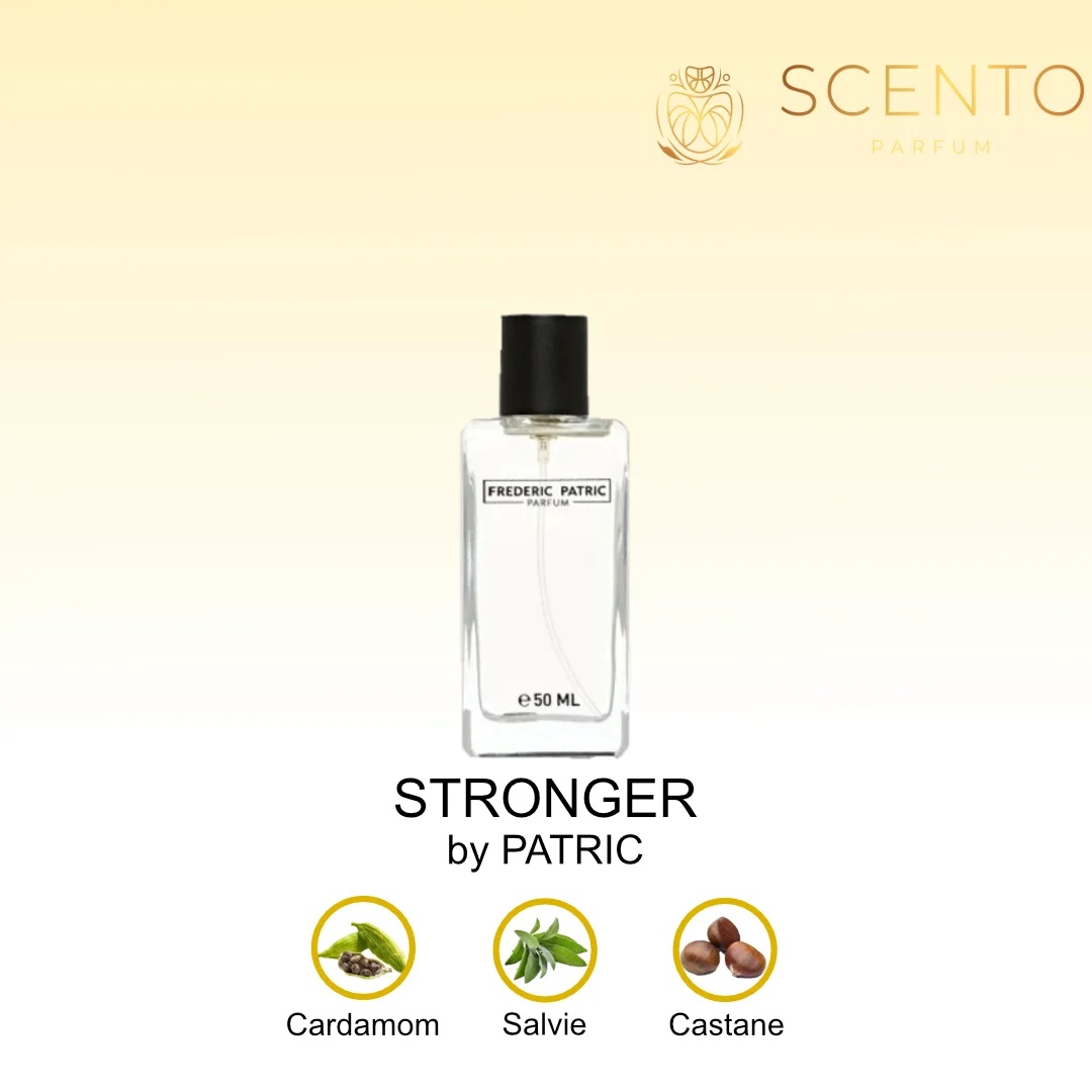 Reducere 38% - Stronger by Patric (A-5), apa de parfum 50ml, barbati 2 apa de parfum 50ml