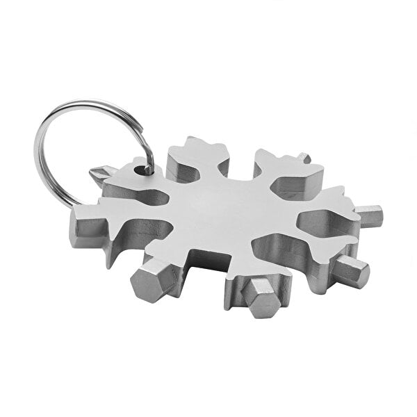 Reducere 50% - Surubelnita stea multifunctionala tip breloc, DEPOX , otel inoxidabil, breloc 1 Surubelnita stea multifunctionala tip breloc