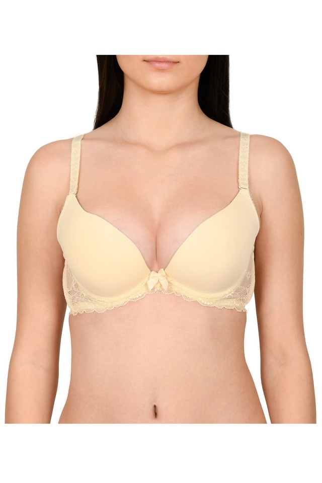 Reducere 36% - Sutien cu decolteu adanc, Lemila, bej (Marime cupa: 80B) 1 Sutien cu decolteu adanc
