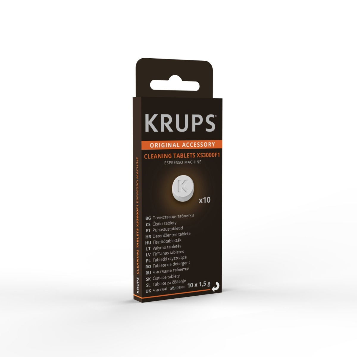 Reducere 21% - Tablete de curatare Krups XS3000F1 pentru espressoare automate, 10 bucati 1 Tablete de curatare Krups XS3000F1 pentru espressoare automate