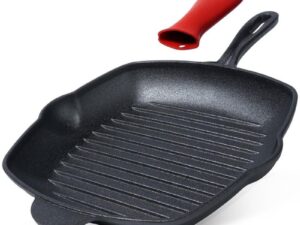 Tigaie Patrata Grill din Fonta
