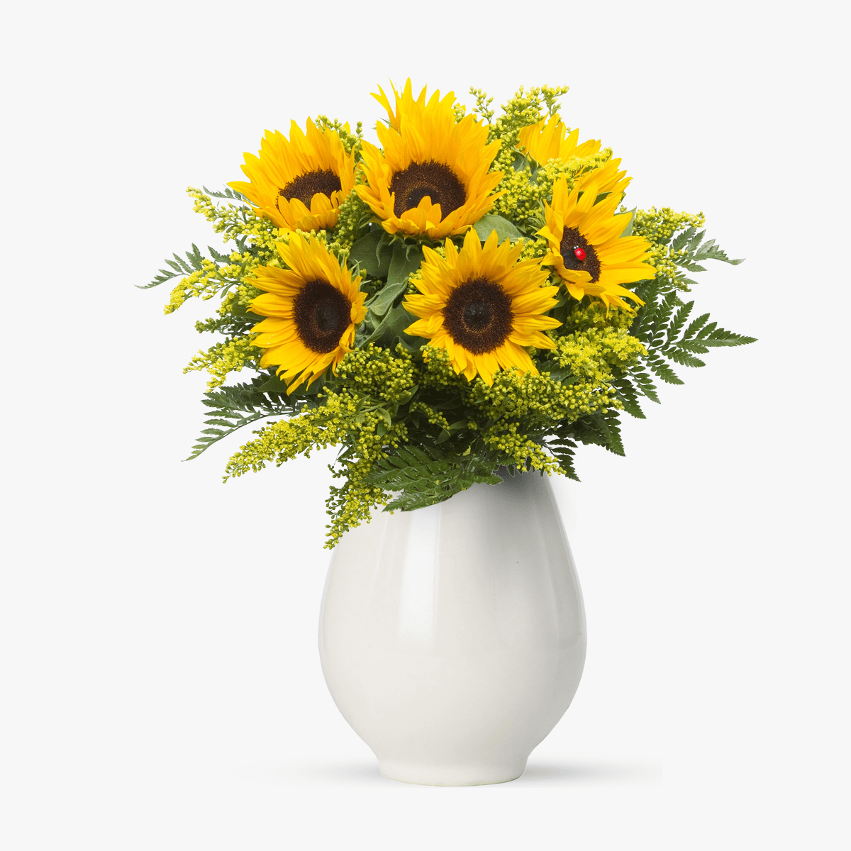 Reducere 10% - Buchet cu floarea soarelui si solidago 1 Buchet cu floarea soarelui si solidago