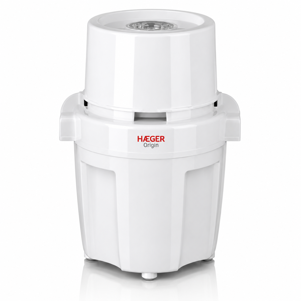 Reducere 20% - Tocator de legume electric HAEGER ORIGIN, Capacitate 200g, Putere 500W, Lama inox detasabila, Piese lavabile la masina de spalat vase, Alb 1 Tocator de legume electric HAEGER ORIGIN