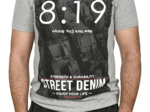 Tricou barbat cu imprimeu Street Denim