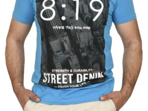 Tricou barbat cu imprimeu Street Denim