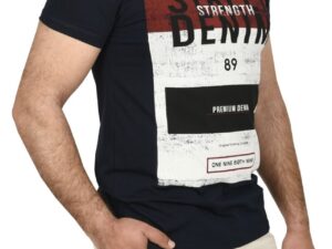 Tricou slim fit cu imprimeu STREET DENIM