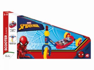 Trotineta Spiderman pentru baieti cu 3 roti