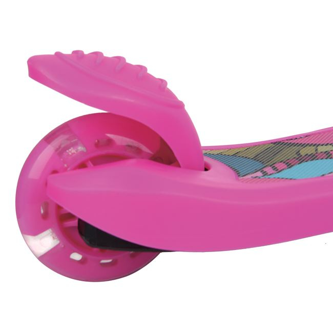Reducere 6% - Trotineta fucsia cu 3 roti illuminate lumina cu LED,3-5 ani 1 Trotineta fucsia cu 3 roti illuminate lumina cu LED