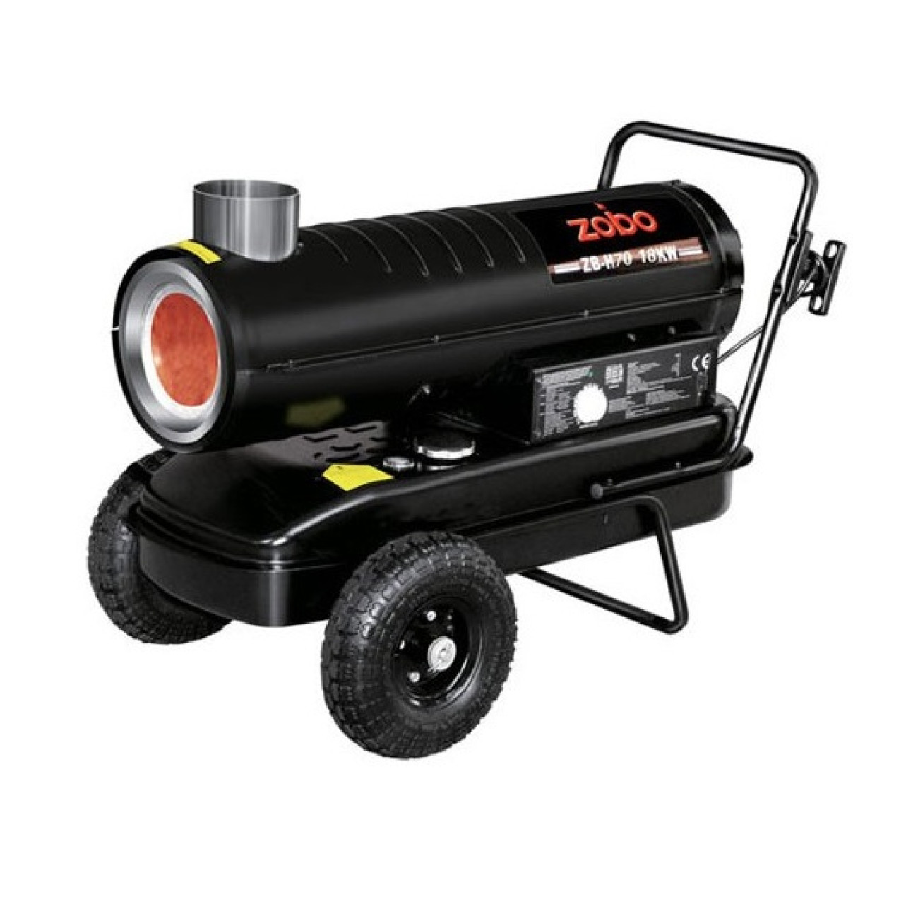 Reducere 20% - Tun Caldura Motorina cu Ardere Indirecta, Zobo ZB-H70 18kW, 500 mc/h, (62.000 BTU/h), 230 V 1 Tun Caldura Motorina cu Ardere Indirecta