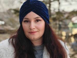 Turban Leyla 3 - Bleumarin