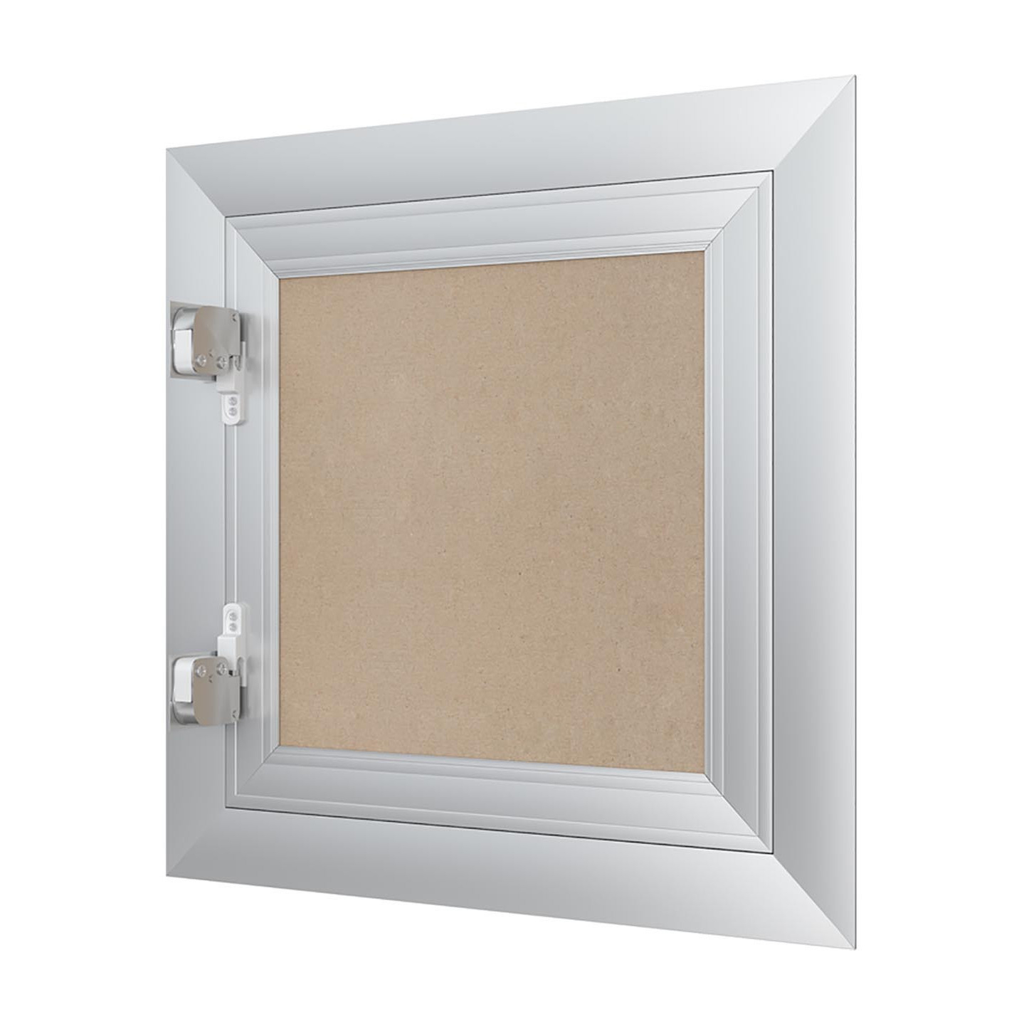 Reducere 15% - Usita de vizitare VentEurope LP2020U, gips-carton aluminiu, 200x200 mm, grosime 15 mm, montaj cu suruburi autoforante 1 Usita de vizitare VentEurope LP2020U