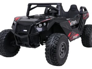 UTV electric pentru 2 copii Buggy XXL FAST EDITION cu viteza maxima 15km/h 500W 24V 4x4 (sx2929-fast) Negru - Autokids.ro