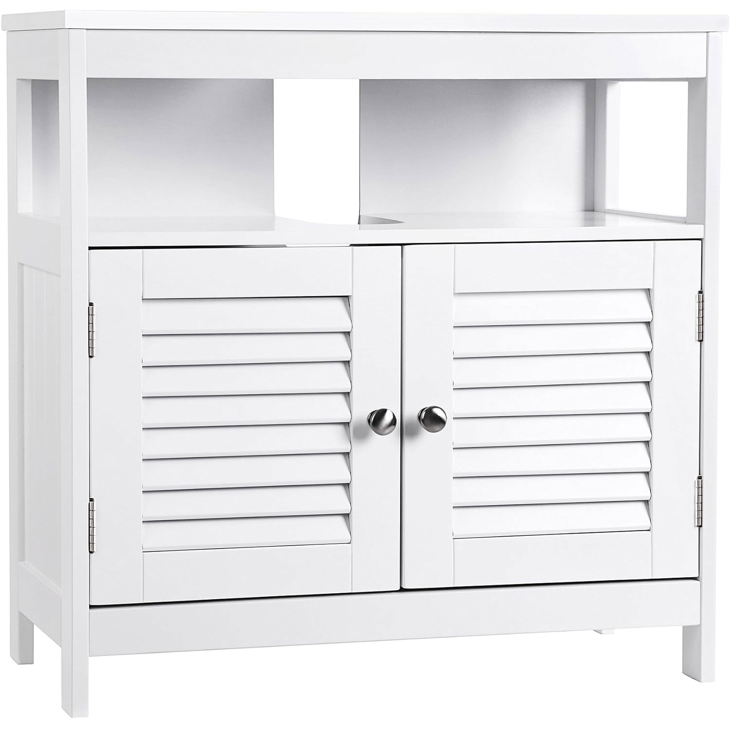 Reducere 20% - Dulap baie baza lavoar, cu 2 usi, 2 compartimente, alb 60x60x30 cm, alb 1 Dulap baie baza lavoar
