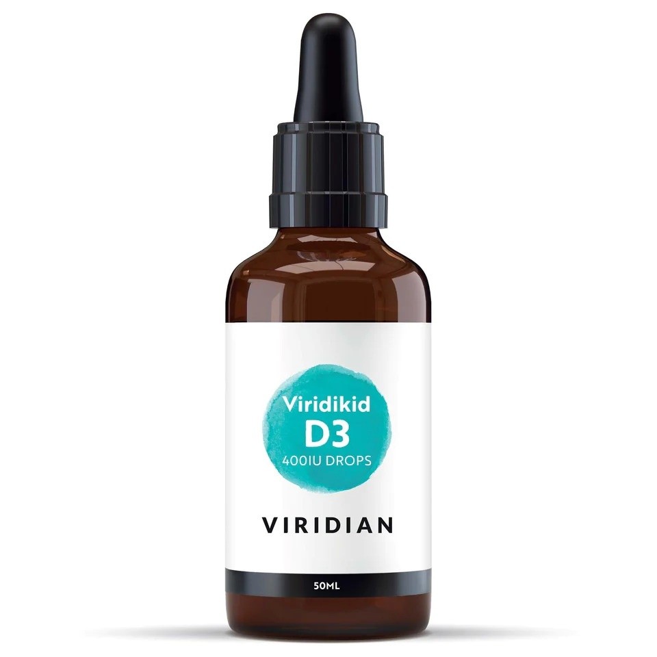 Reducere 5% - Viridikid Vitamina D3 400UI, 30 ml,Viridian 1 Viridikid Vitamina D3 400UI