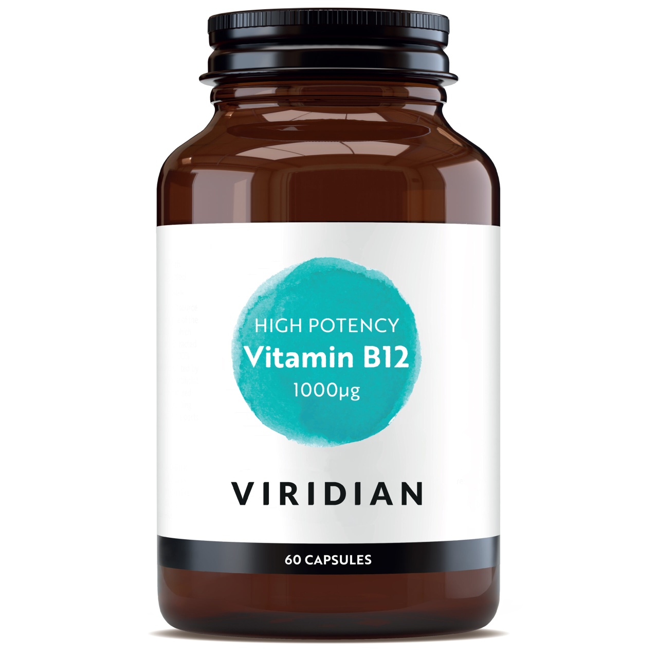 Reducere 5% - Vitamina B12 High Potency 1000 μG, 60 Capsule, Viridian 1 Vitamina B12 High Potency 1000 μG