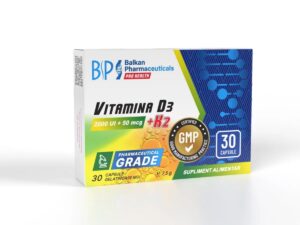 Vitamina D3 + K2 2000 UI + 50 mcg