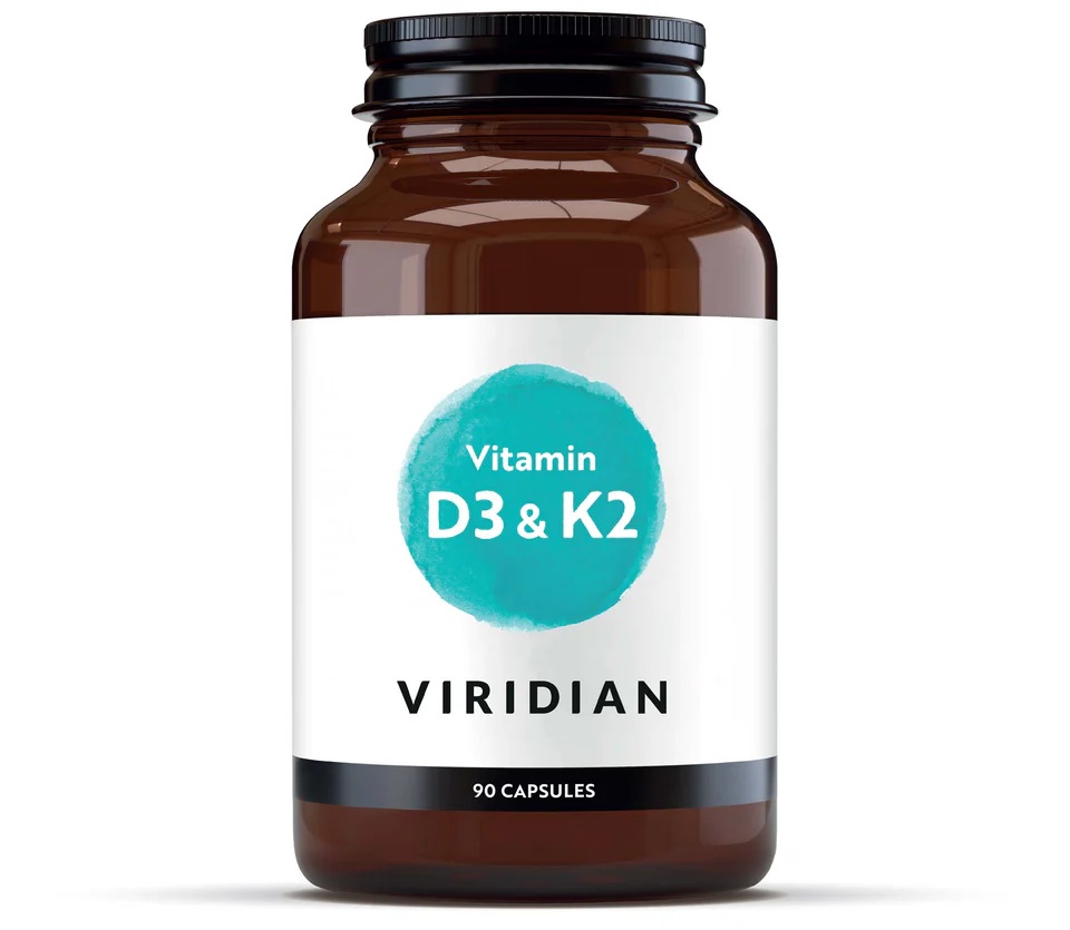 Reducere 5% - Vitamina D3 si K2, 90 Capsule, Viridian 1 Vitamina D3 si K2